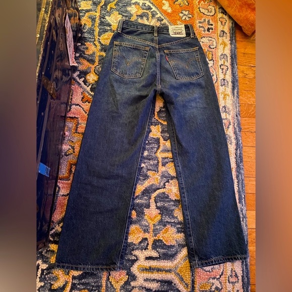Levi’s Ribcage straight leg- Dark wash SIZE 26 jeans - Picture 8 of 10